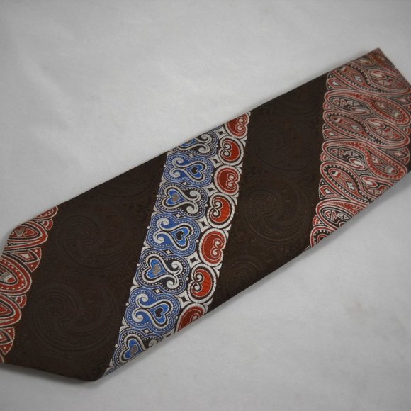 Vtg Necktie Villa Di Oro Made in Italy - Picture 2 of 5